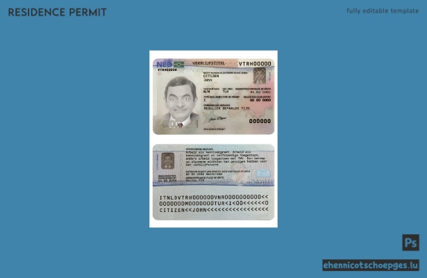 Beispielvorschau der Visitenkarte „Niederlande“